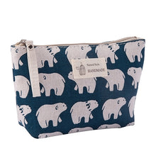 Load image into Gallery viewer, HOT Fashion Canvas Pencil Bag Stationery School &amp; Office Storage Case Bags Pouch Cosmetic Phone Coin Travel Wash Organizer Bag