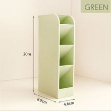 Load image into Gallery viewer, Multi-function 4 Grid Desktop Pen Holder Office School Storage Case made by eco-friendly wheat straw Desk Pen Pencil Organizer